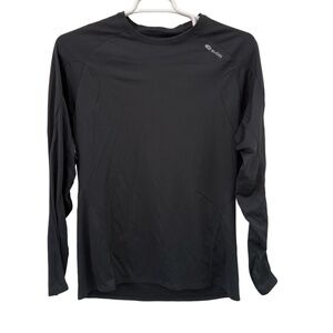 Sugoi‎ Shirt Mens XL Black Long Sleeve Polyester Athletic Basic Casual